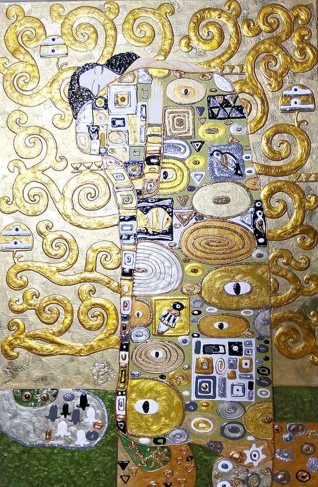 Работа Густава Климта Древо жизни - одно из самых узнаваемых произведений художника Подробную информацию и описание читайте в Артхиве