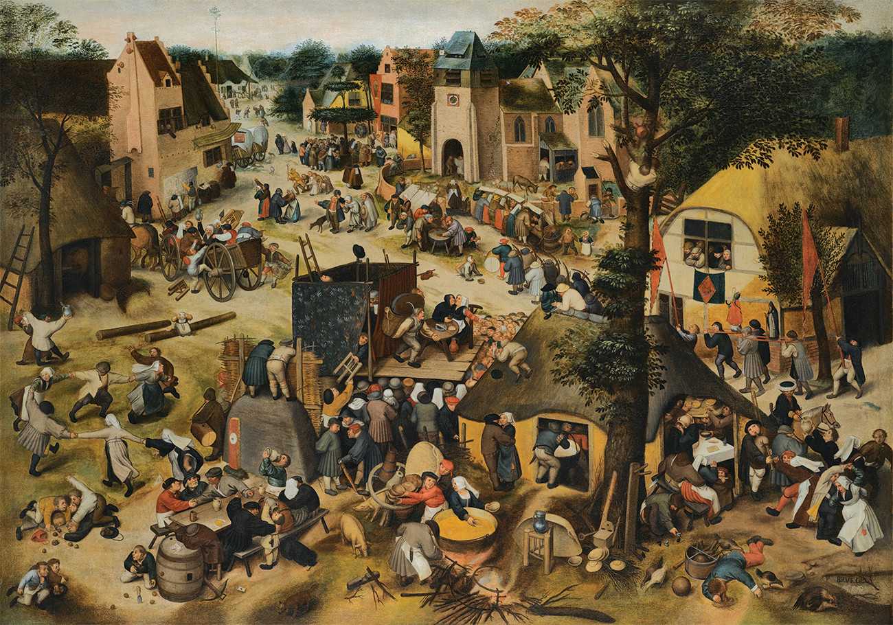 Картина Питера Брейгеля Старшего Жатва из цикла Сезоны - одно из самых узнаваемых произведений художника