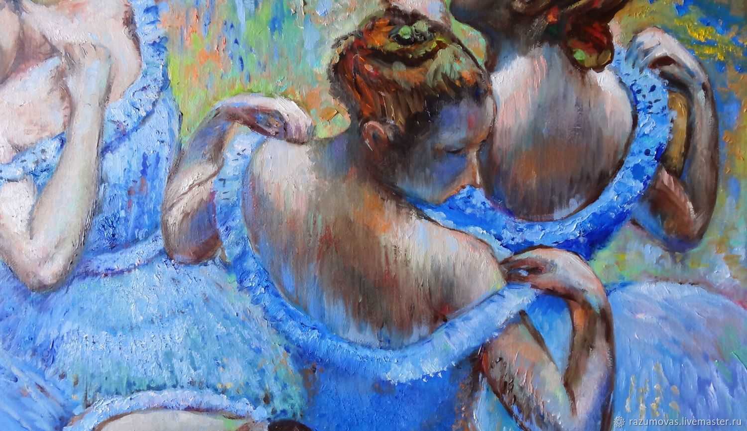 «голубые танцовщицы» - изящество в картине эдгара дега