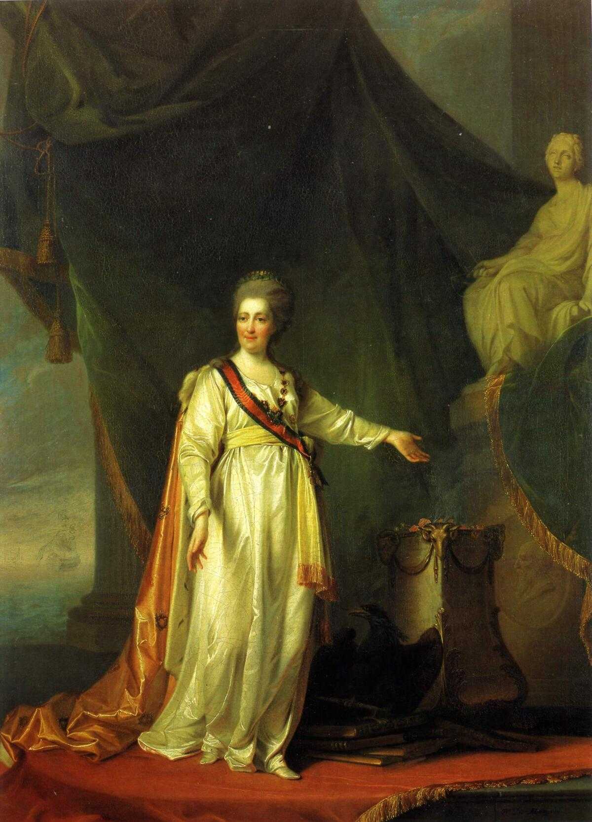 Левицкий д.г. екатерина ii – законодательница в храме богини правосудия. 1783