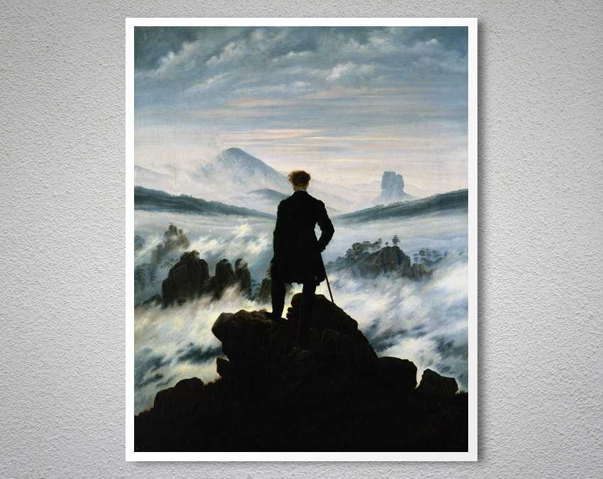 Странник над морем тумана - wanderer above the sea of fog