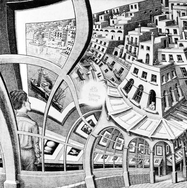 Эшер мауриц корнелис, картины, биография, графика, литографии