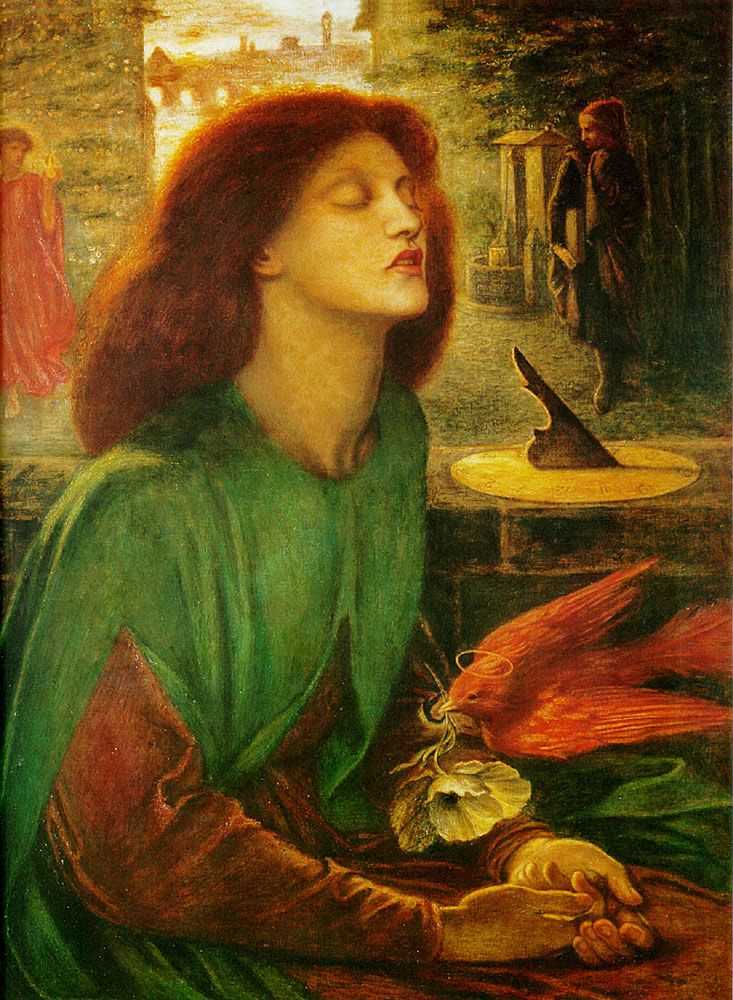 Данте Габриэль Россетти - Блаженная Беатриче - одно из многих произведений художника