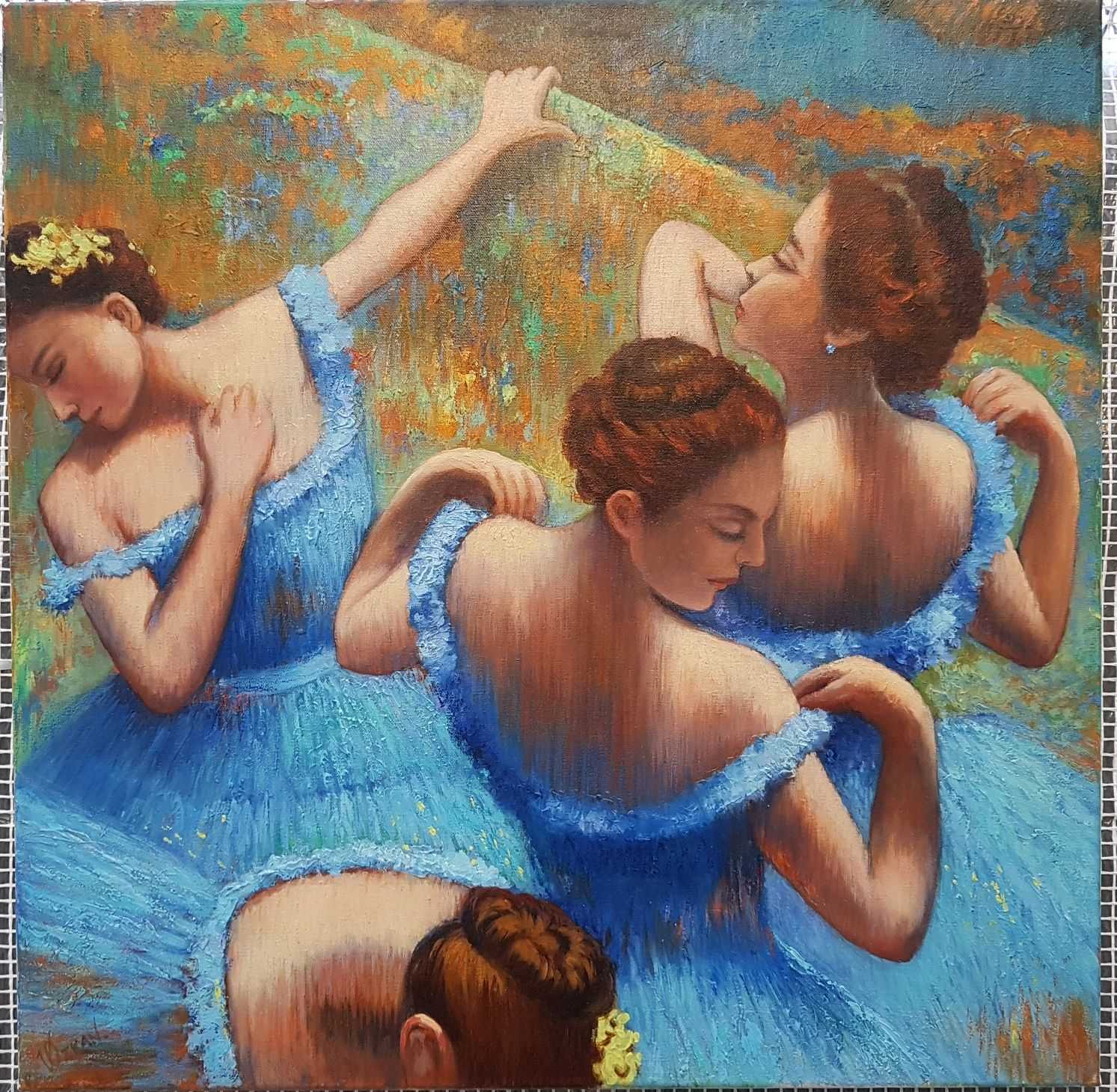 Сочинение по картине эдгара дега голубые танцовщицы