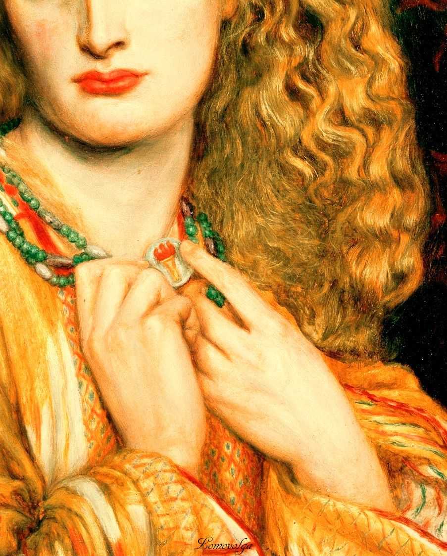Данте Габриэль Россетти - Портрет Шарлотты Полидори - одно из многих произведений художника