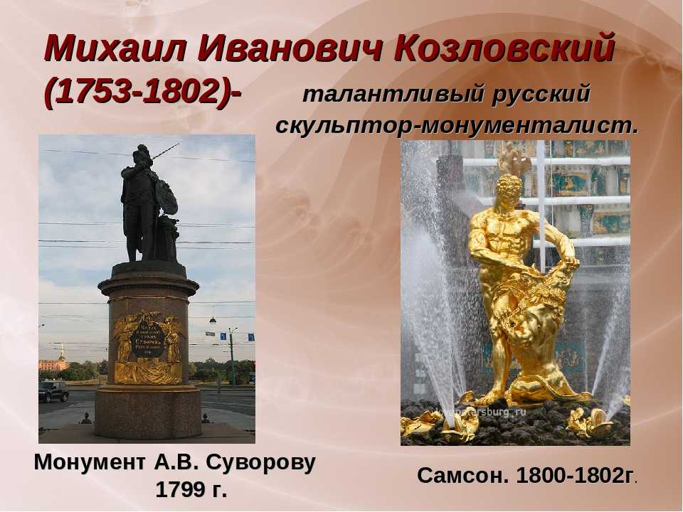 Михаил Иванович Козловский - биография художника и его самые известные работы