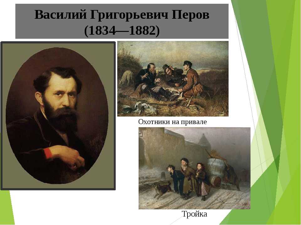 Перов. картины с названиями и описанием. годы жизни (1833-1882)