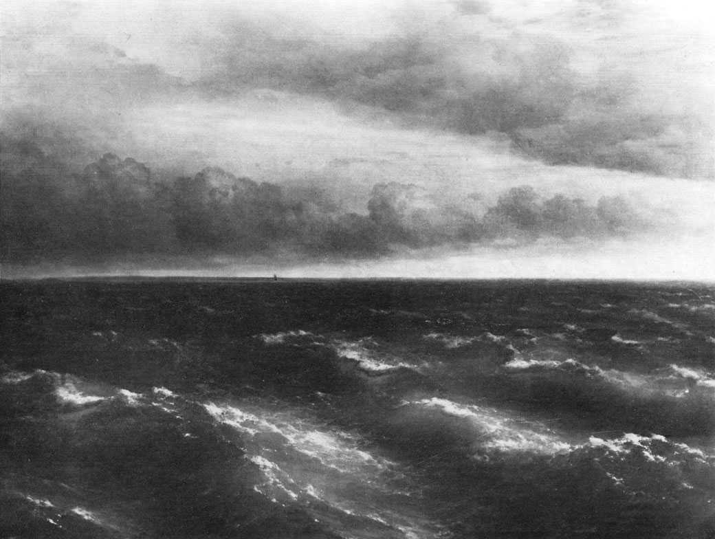 Сочинение по картине айвазовского черное море описание