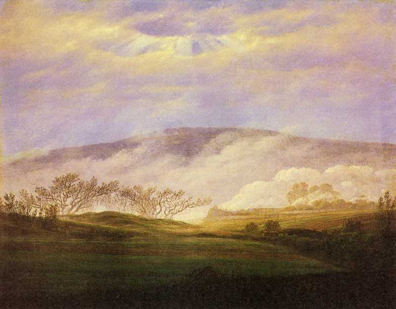 Каспар Давид Фридрих - Закат солнца Братья - одно из многих произведений художника