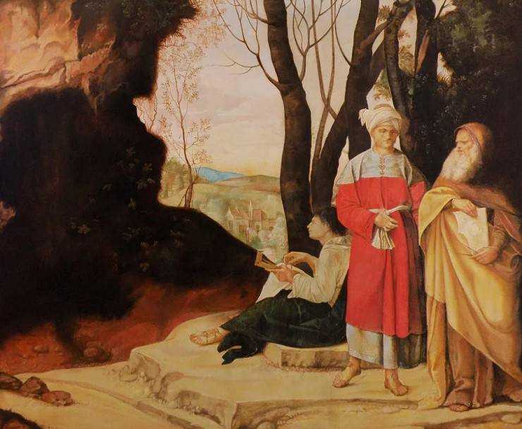 Картины джорджоне - портреты и мифологическая живопись 16 века