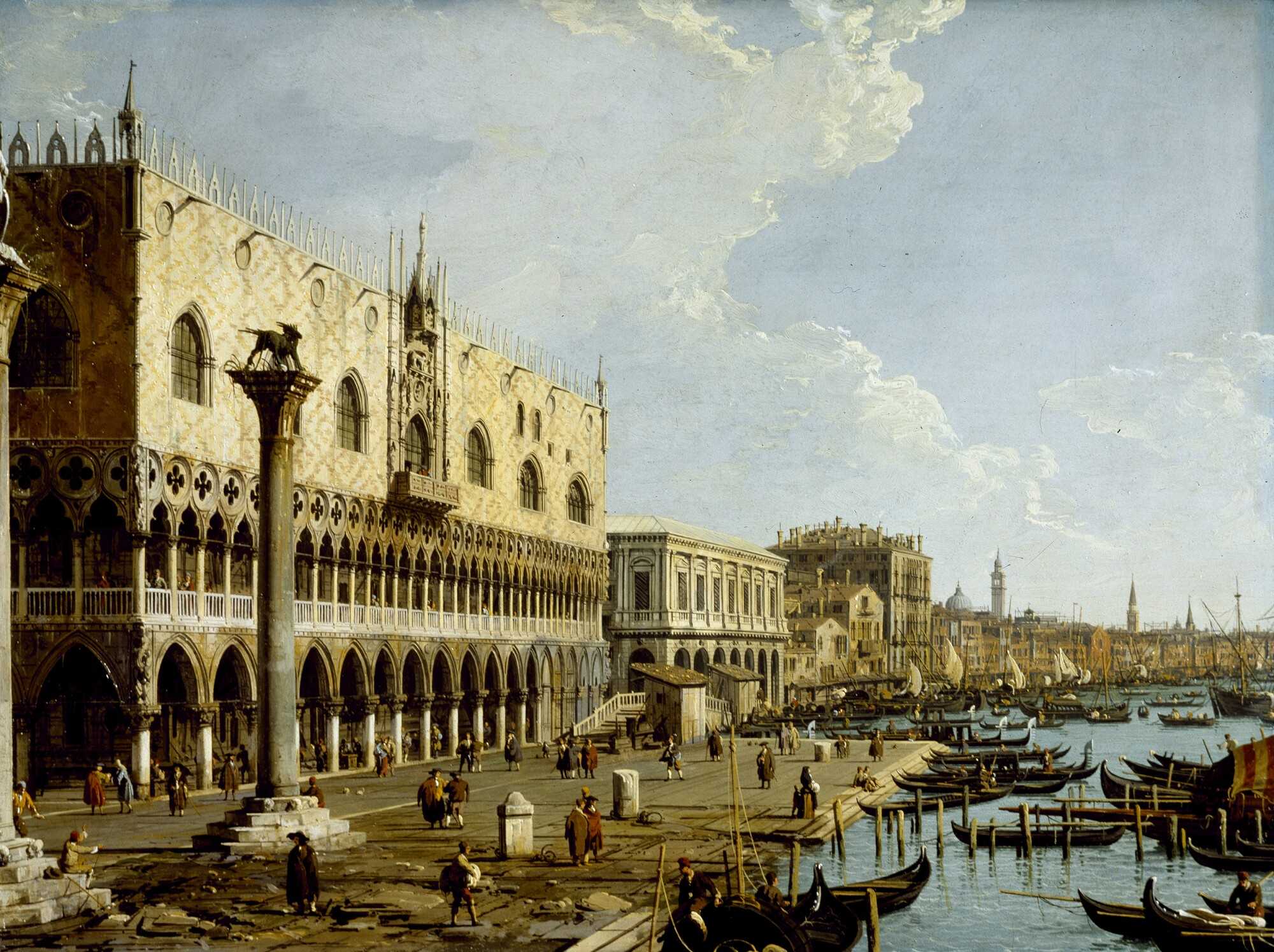 Итальянская живопись | каталог | возвращение бучинторо к молу у дворца дожей
