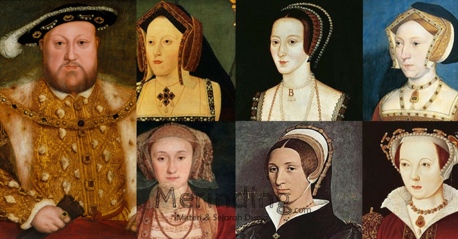 История отношений короля Генриха VIII и его 6 жен на картинах известных живописцев