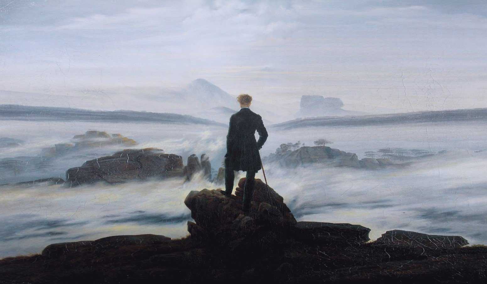 Каспар Давид Фридрих - Странник над морем тумана - одно из многих произведений художника