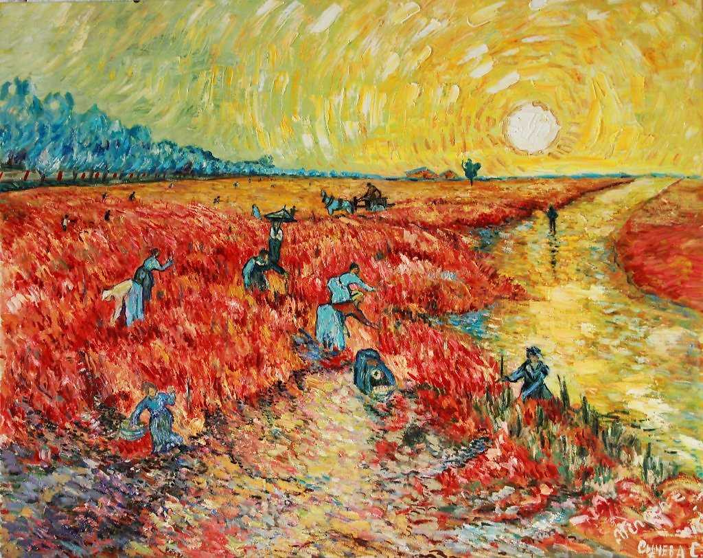 Винсент ван гог и его пшеничное поле с кипарисами