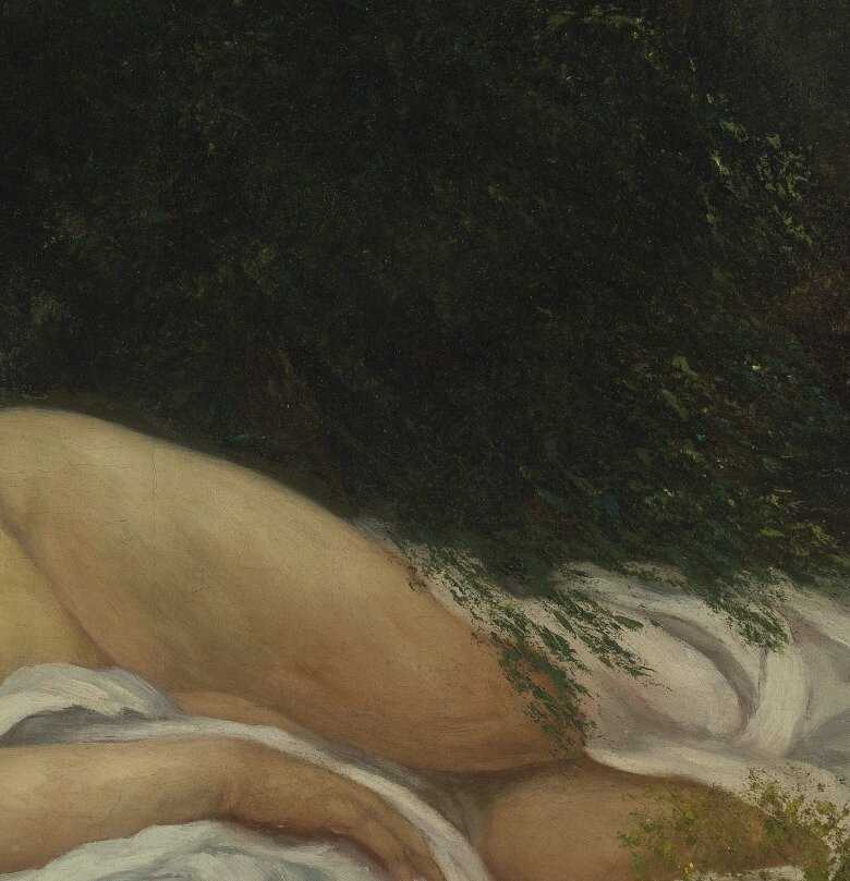 Гюстав курбе спящие. Гюстав Курбе купальщицы. Французский художник Гюстав Курбе. Гюстав Курбе купальщицы 1853.