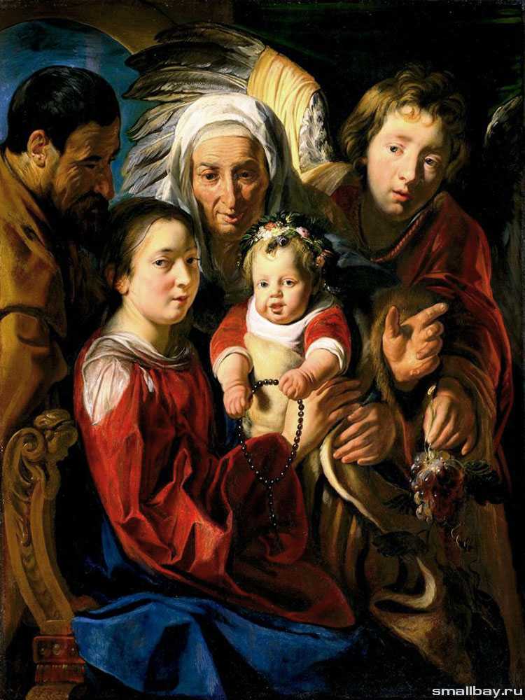 Якоб Йорданс - Распятие Христа - одно из многих произведений художника