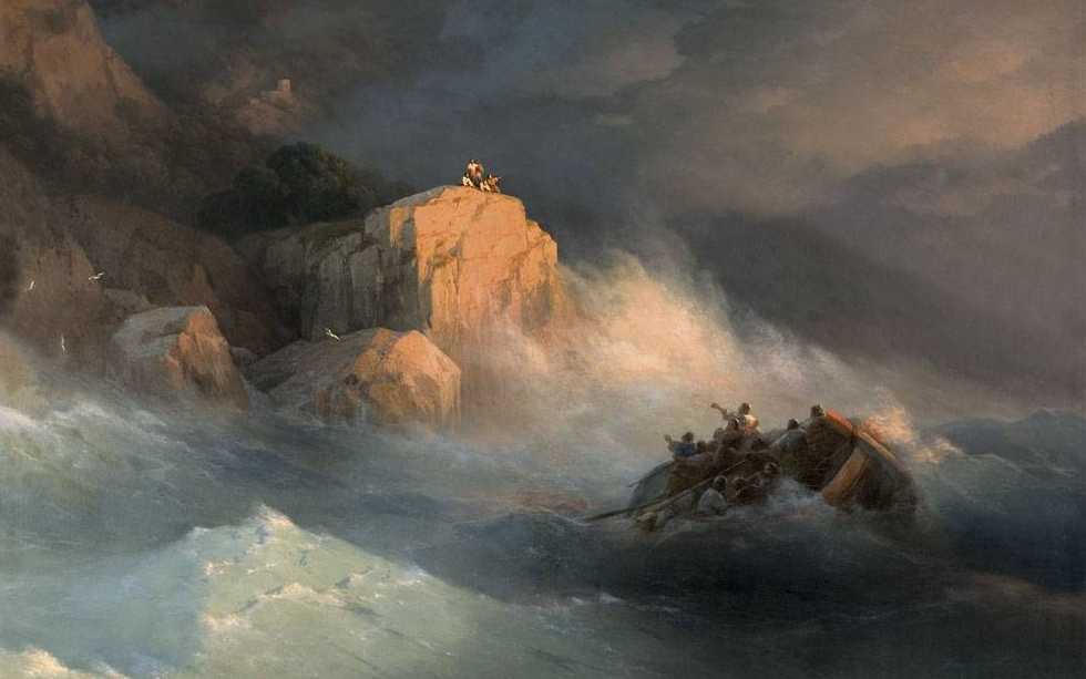 Картина «ниагарский водопад» иван константинович айвазовский