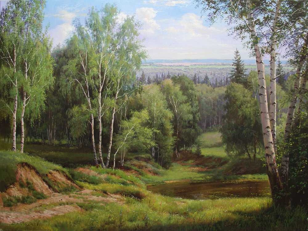 Шишкин — картина “зимний лес”