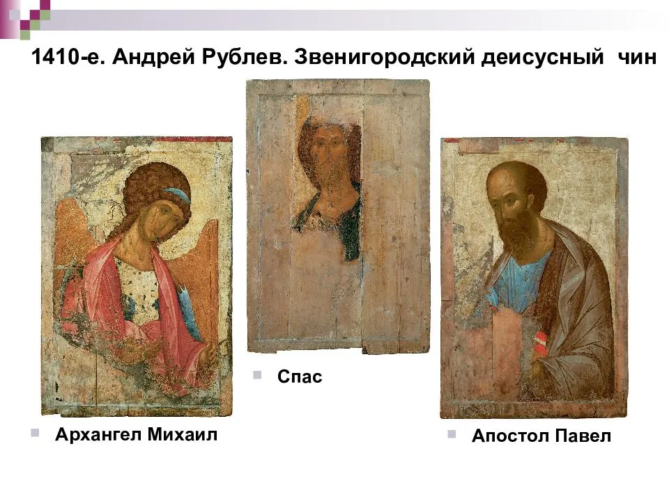 Иконы рублева фото с названиями и описанием