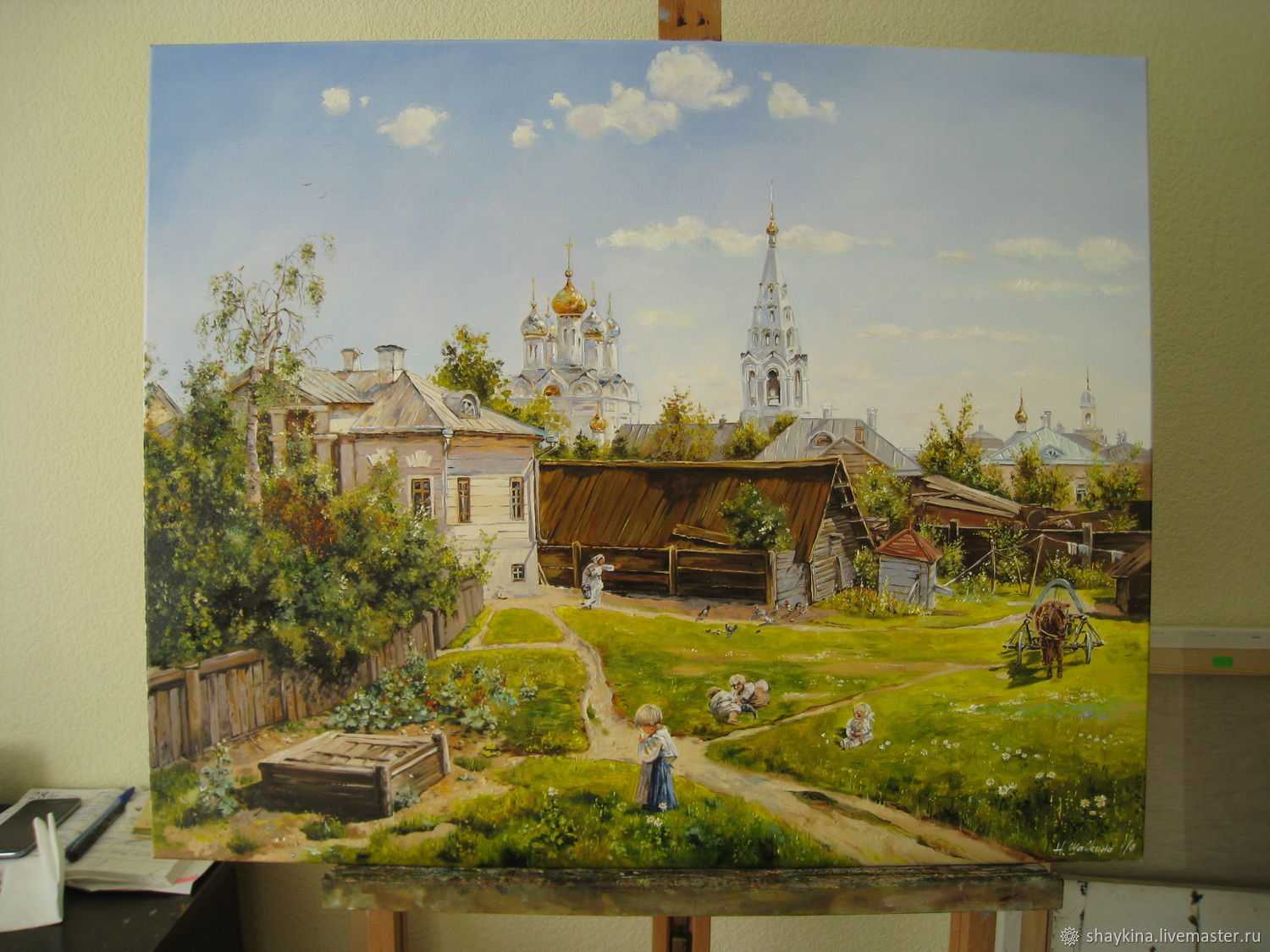 Сочинение по картине московский дворик поленова 4, 5 класс