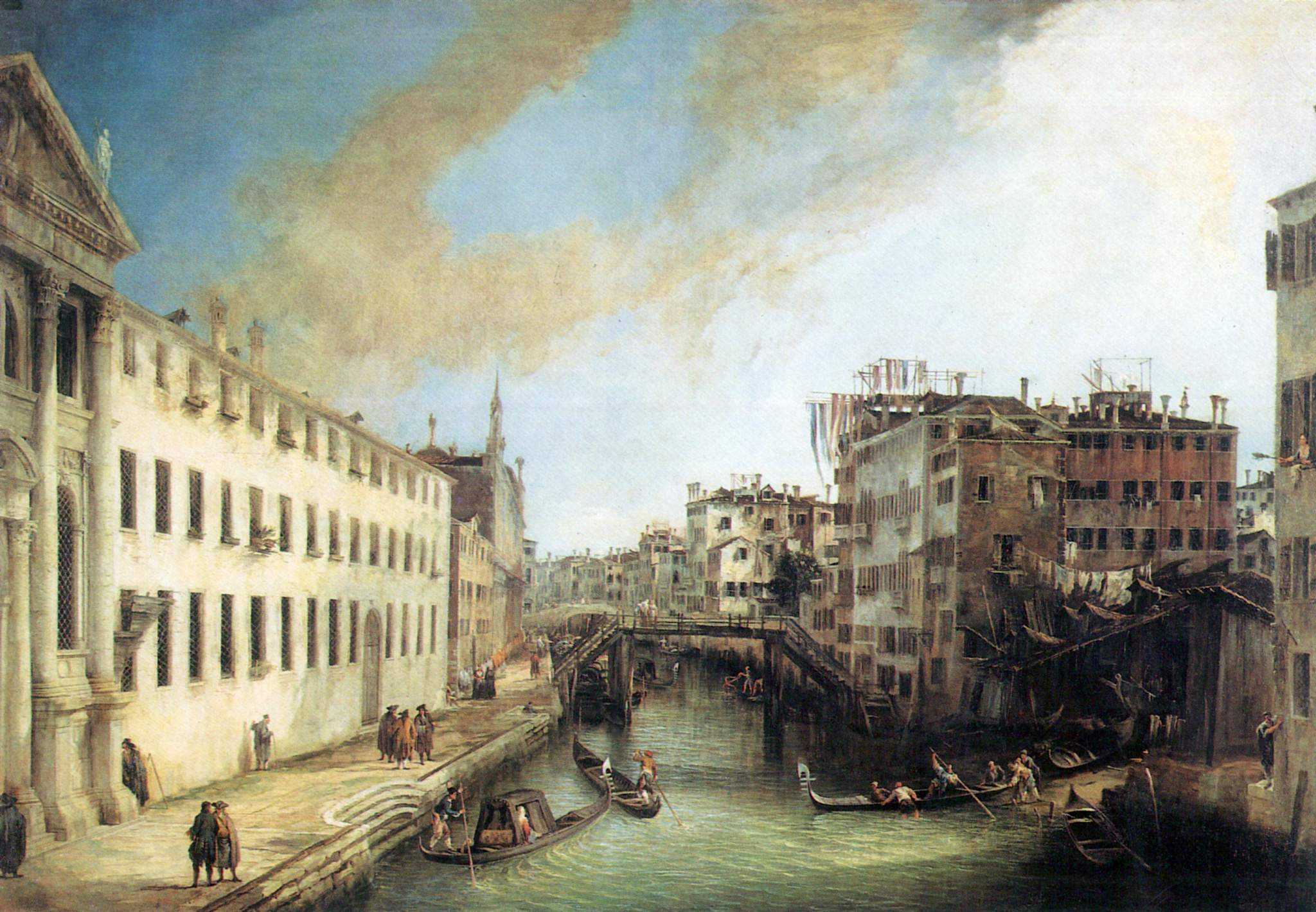 Джованни Антонио Каналь Каналетто - Возвращение Бучинторо к молу у дворца Дожей - одно из многих произведений художника